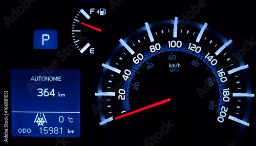 toyota speedometer kph