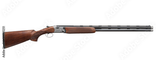 Photo Classic hunting rifle isolated on white background