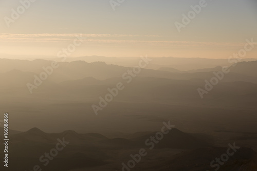 View of Makhtesh Ramon Crater  Negev Desert  Israel