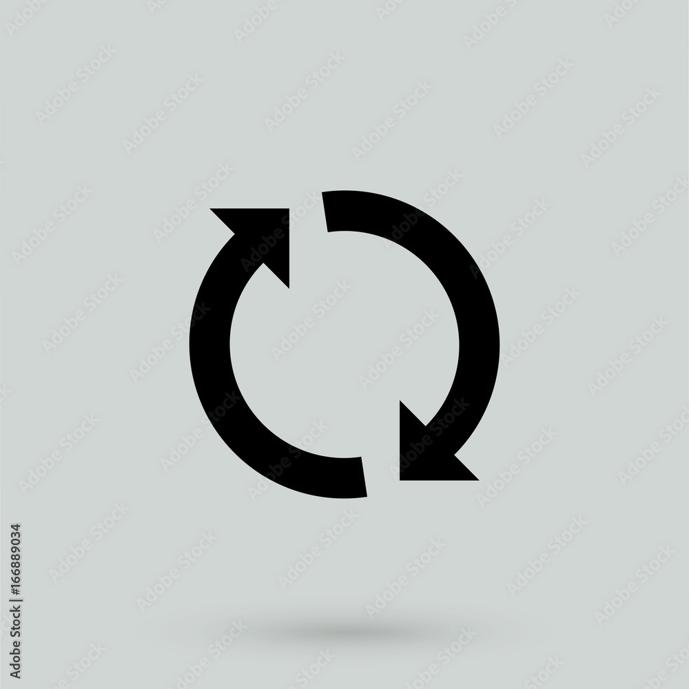 Refresh, Reload Isolated Flat Web Mobile Icon Refresh, Reload Isolated Flat Web Mobile Icon