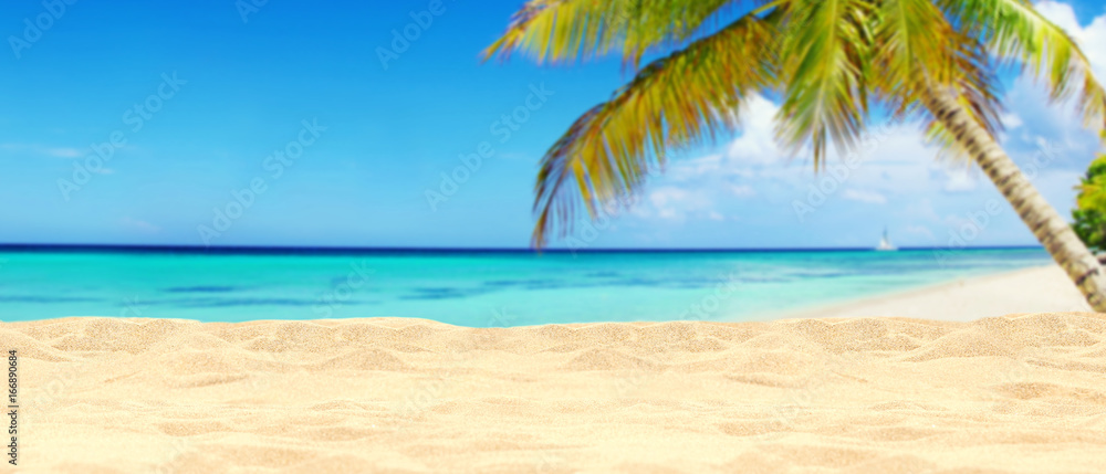 Schöner Strand - Urlaub Konzept