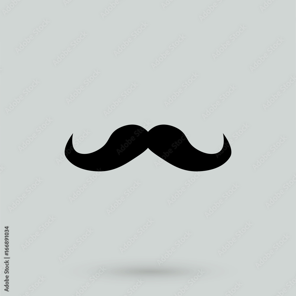 mustaches vector icon mustaches vector icon