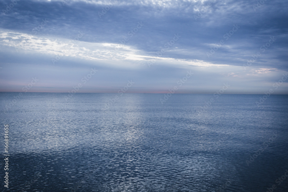 Fototapeta premium Calm water at sunrise