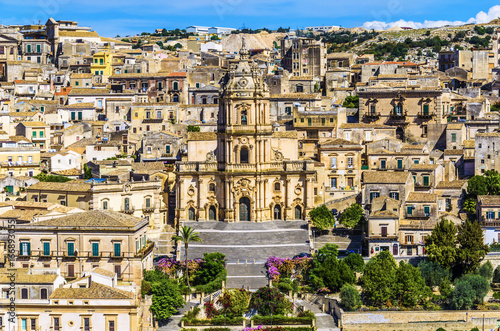 Slika na platnu Cathedral of the city of modica in sicily