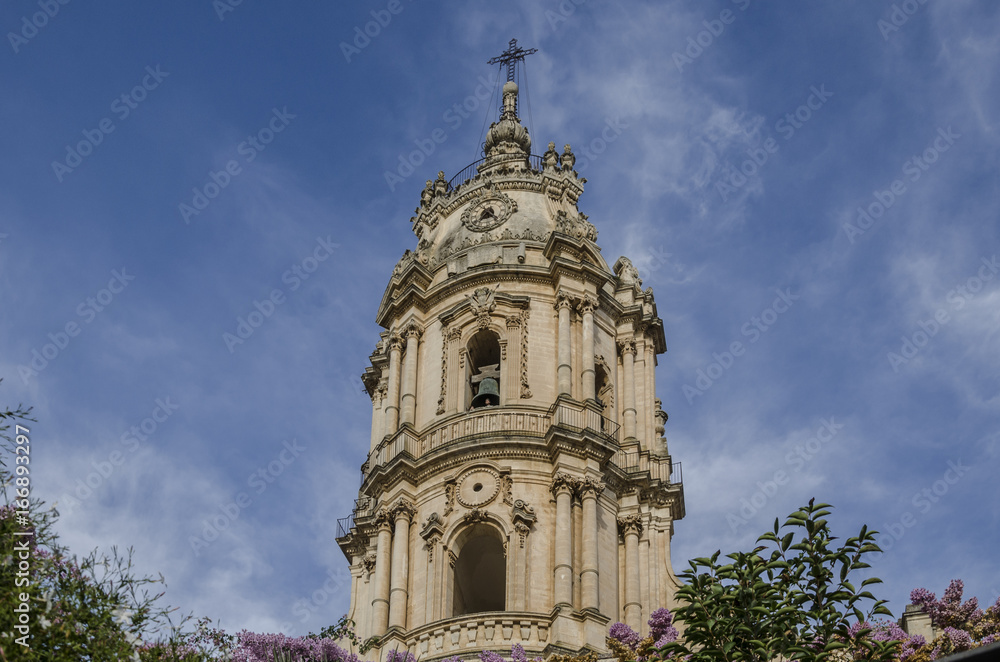 Dome of the cathedral of modica