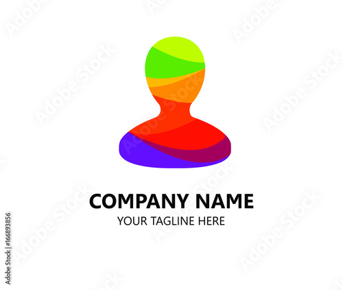 logo personal  people contact full color