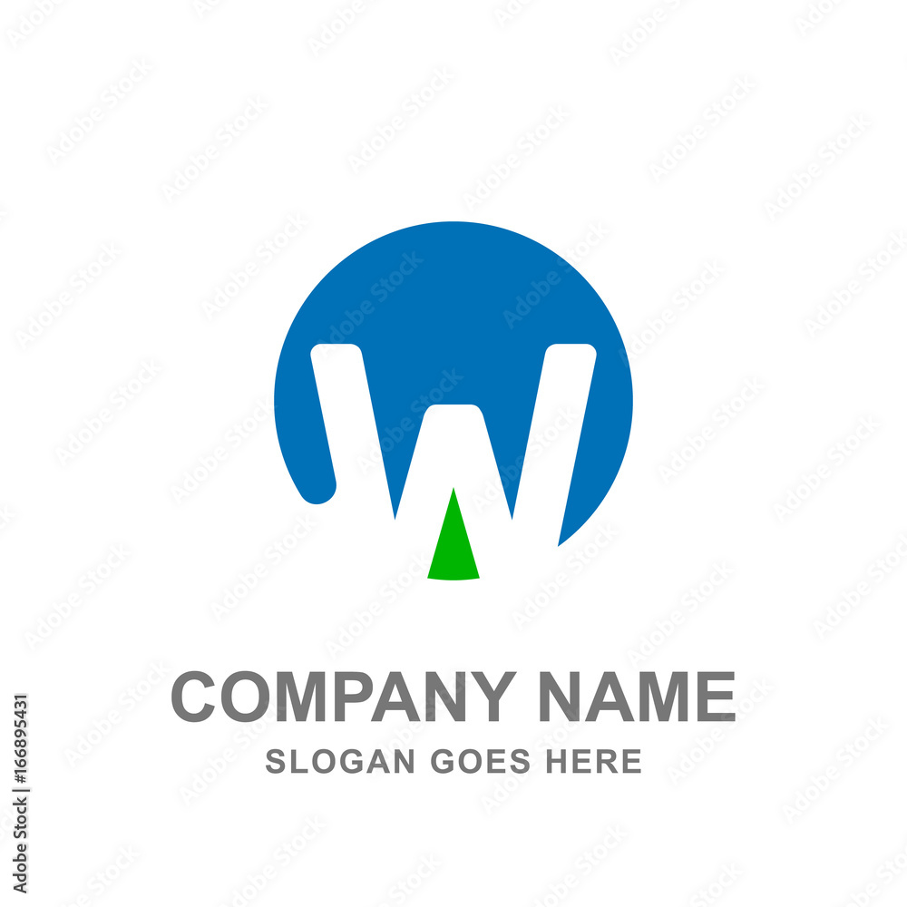 Letter W Icon Logo Vector Design Business Template Company Letter W Icon Logo Vector Design Business Template Company