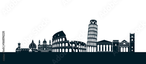 italy silhouette Rome photo