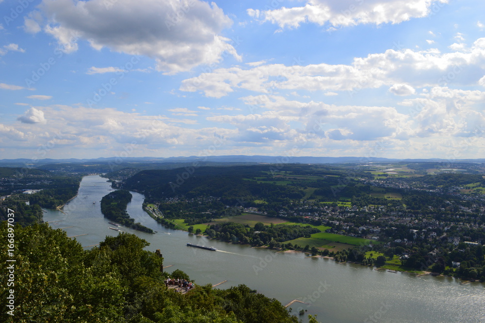 The scenery from königswinter, Germany