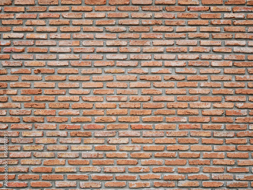 Old vintage brick wall Texture Design. Empty red brick Background for Presentations and Web Design. A Lot of Space for Text Composition art image  website  magazine or graphic for design.