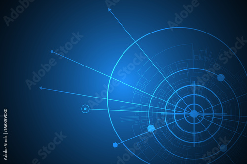 Vector abstract background technology concept.