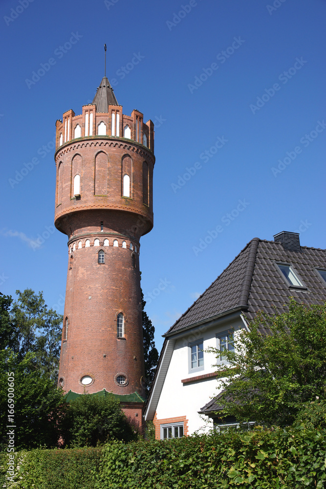 Wasserturm in Eutin, Ostholstein, Schleswig-Holstein Wasserturm in Eutin, Ostholstein, Schleswig-Holstein