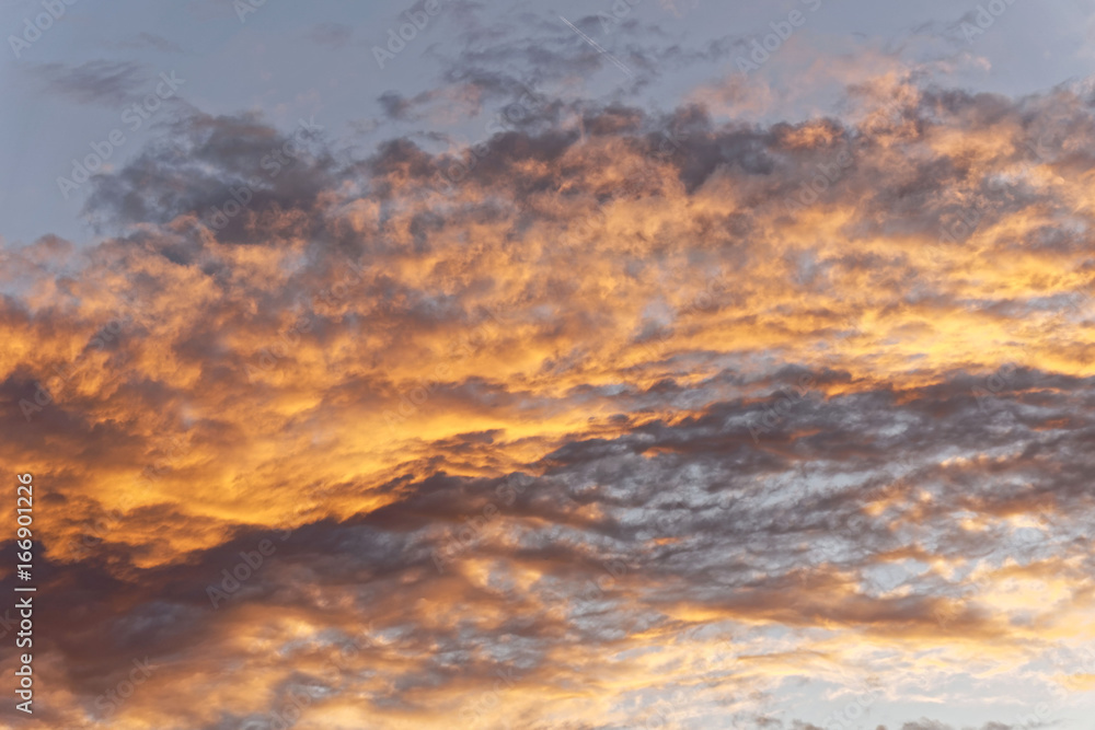 Obraz premium dramatic sunset, background