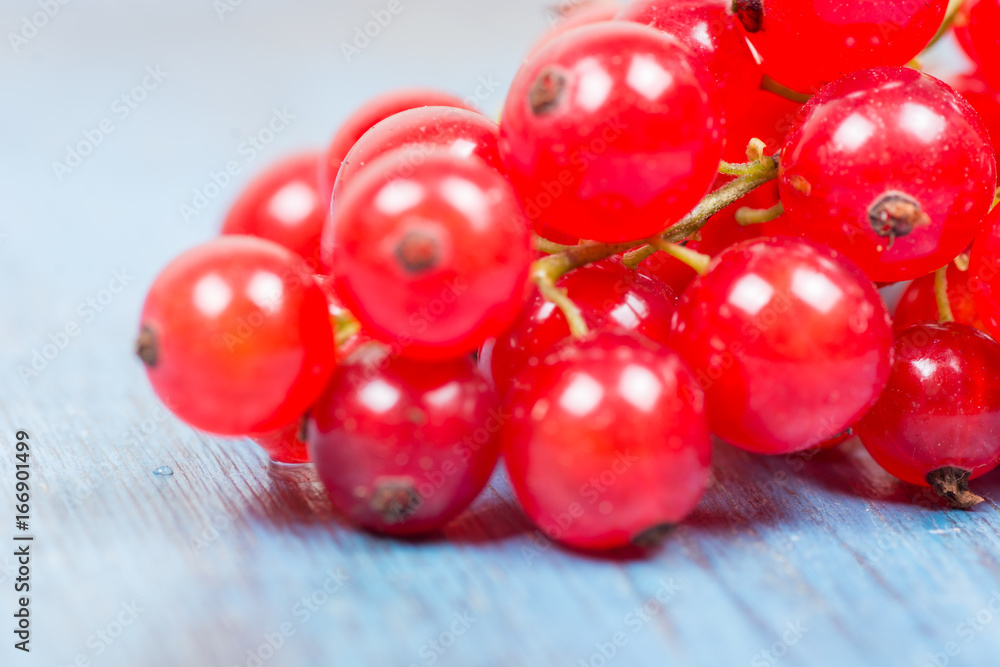 red currants on a wooden red currants on a wooden