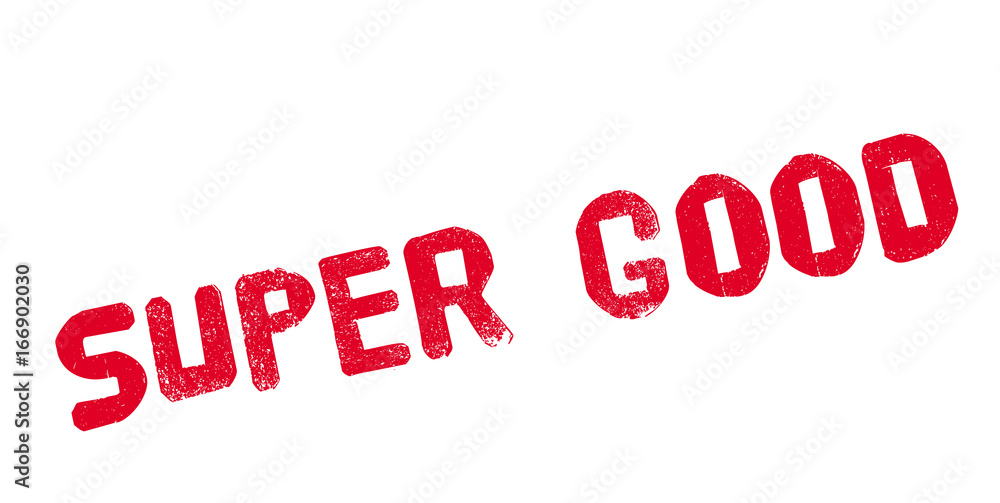Super Good rubber stamp. Grunge design with dust scratches. Effects can be easily removed for a clean, crisp look. Color is easily changed. Super Good rubber stamp. Grunge design with dust scratches. Effects can be easily removed for a clean, crisp look. Color is easily changed.