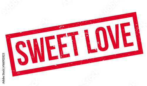 Sweet Love rubber stamp. Grunge design with dust scratches. Effects can be easily removed for a clean, crisp look. Color is easily changed.
