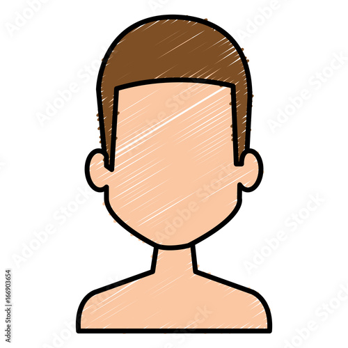young man shirtless avatar character