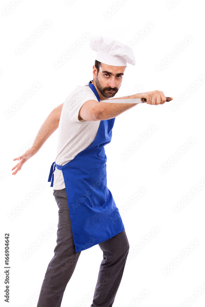Naklejka premium Smiling chef