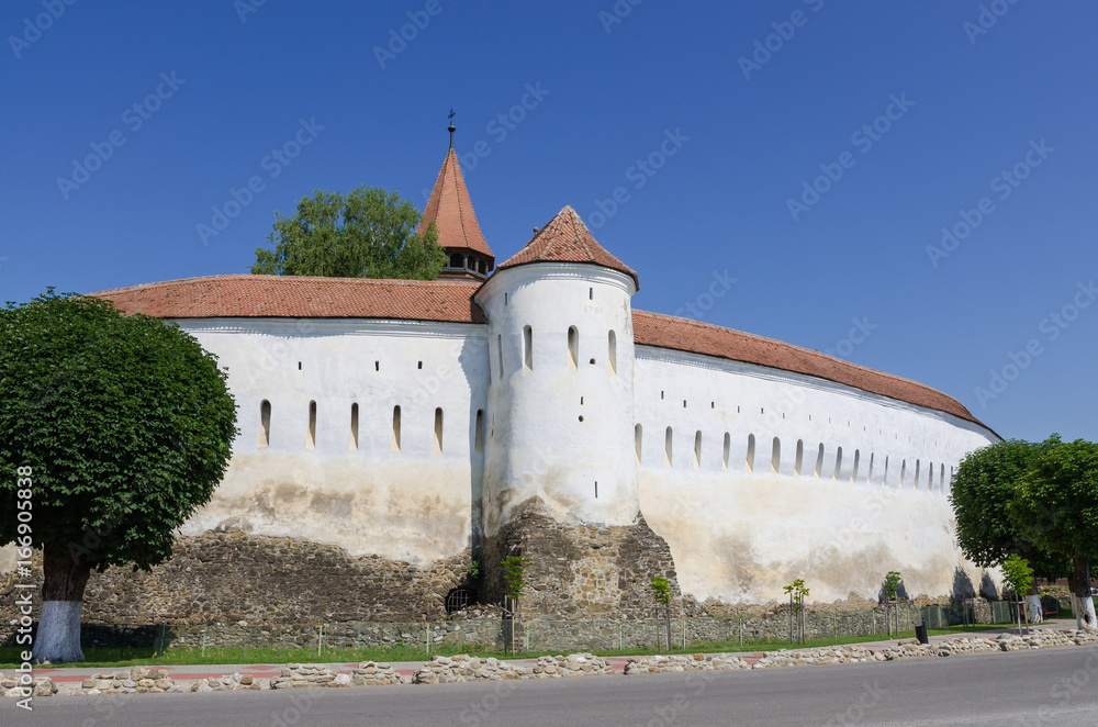 Fortified church in the Prejmer city, Romania