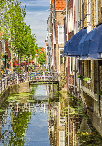 Photography Beautiful city of Delft with amazing canals. Very historical city
