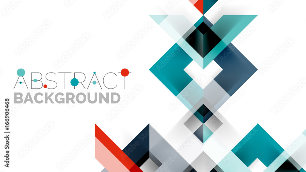 Business presentation geometric template Business presentation geometric template