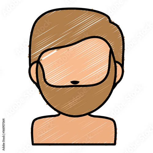young man shirtless avatar character