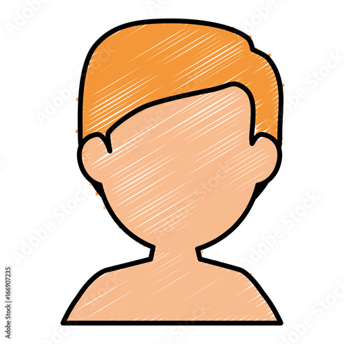 young man shirtless avatar character