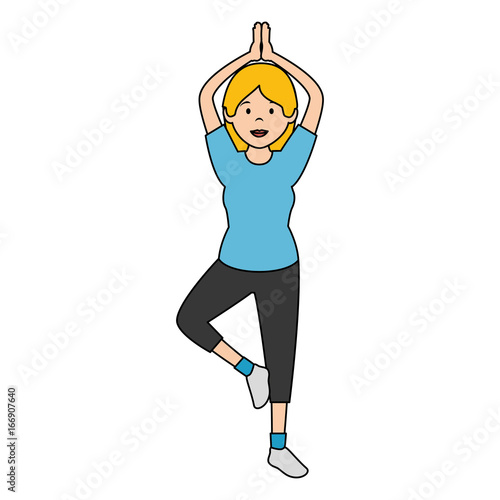 beautiful woman dancing vallet