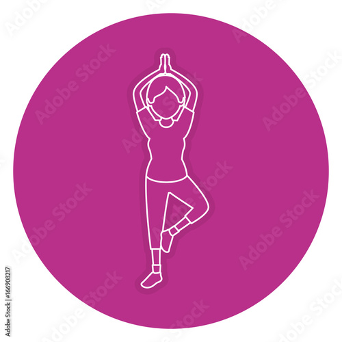 beautiful woman dancing vallet