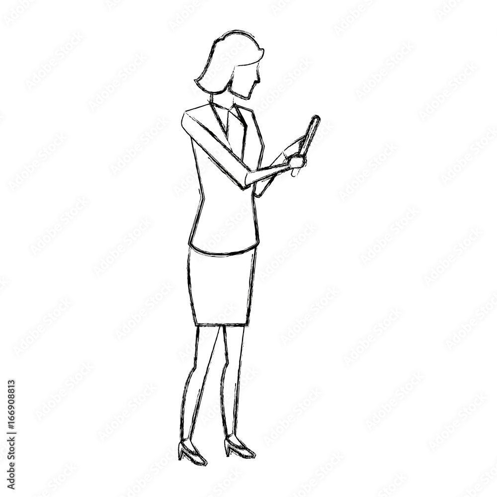 businesswoman holding tablet pc device work businesswoman holding tablet pc device work