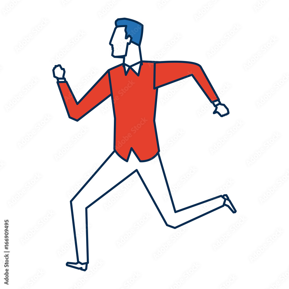 businessman running energetic dynamic concept businessman running energetic dynamic concept