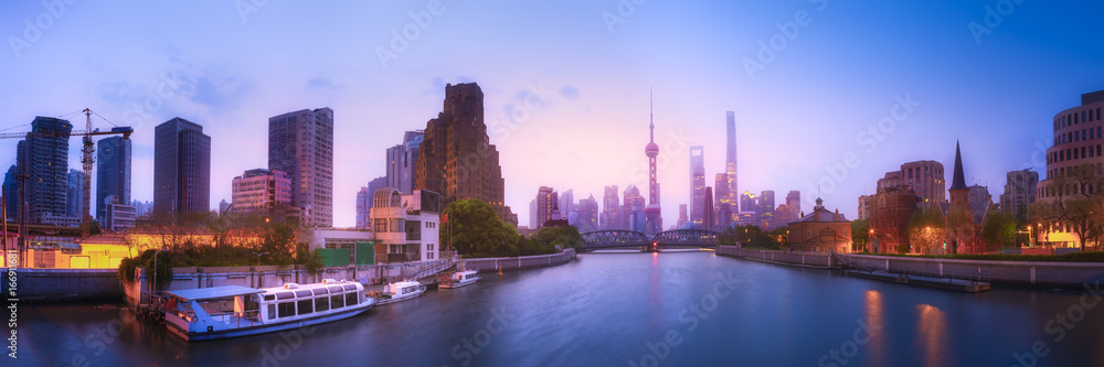 Obraz premium Shanghai skyline cityscape