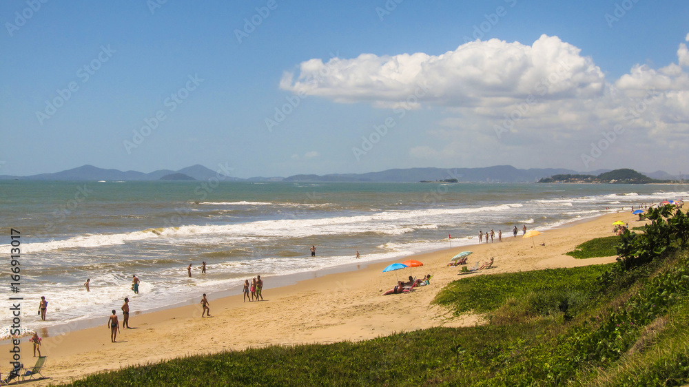 Barra Velha - Tropical beach in the South of Brazil Barra Velha - Tropical beach in the South of Brazil