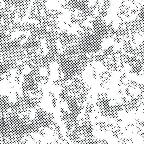 Abstract background, black and white halftone pattern, halftone dots pattern, abstract  vector texture, overlay distressed texture