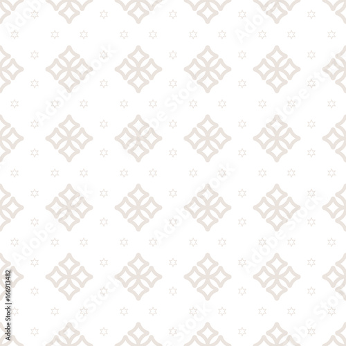 Seamless pattern of on a white background, cross motif,  ornamental background