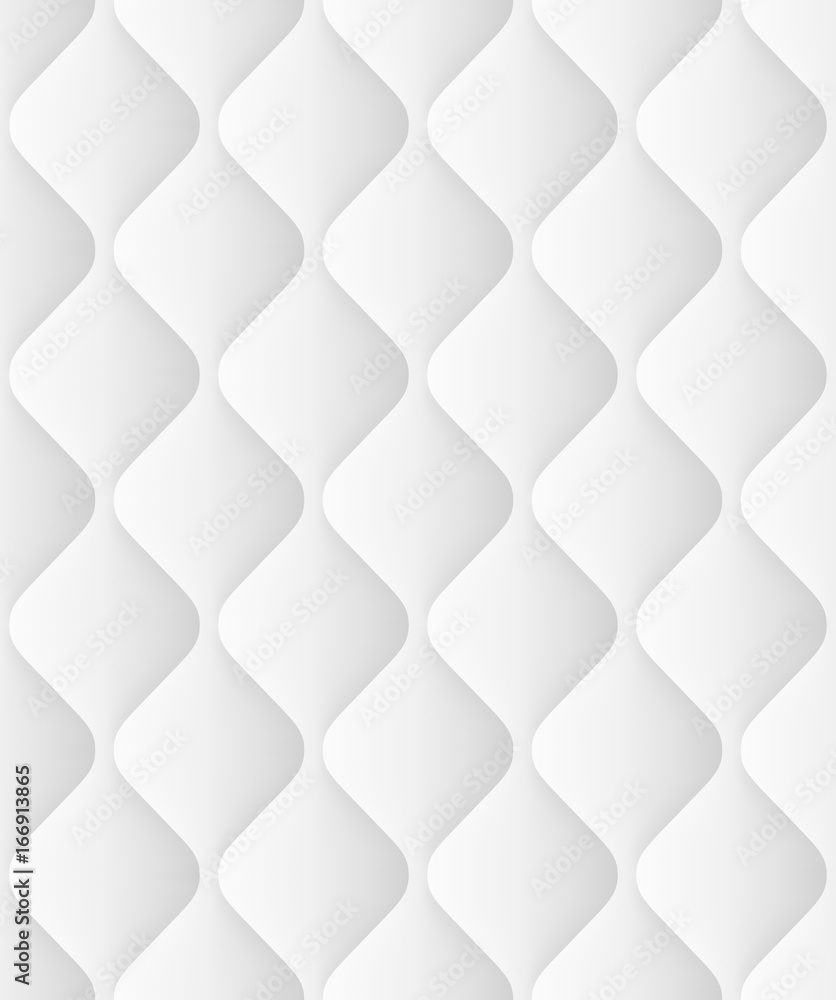 Fototapeta premium Quilted seamless Pattern With Waves. EPS 10 vector