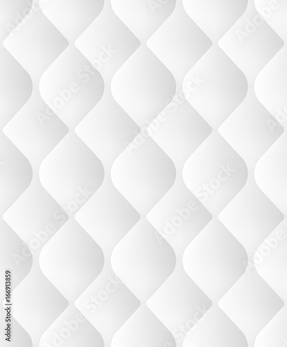 Soft light gray wave seamless background. EPS 10 vector