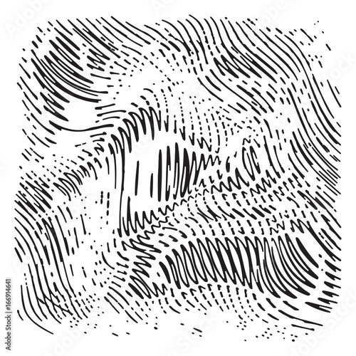 Abstract texture of curving lines