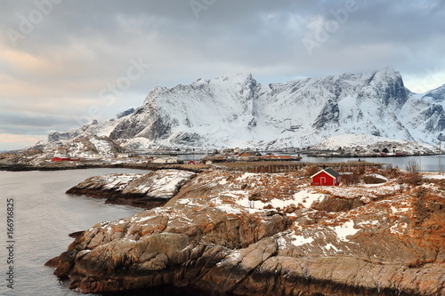 View towards SW.over Toppoya island to Olenilsoya-Sakrisoya-Andoya islands. Reinevagen-Moskenes-Lofoten-Norway. 0222 photo