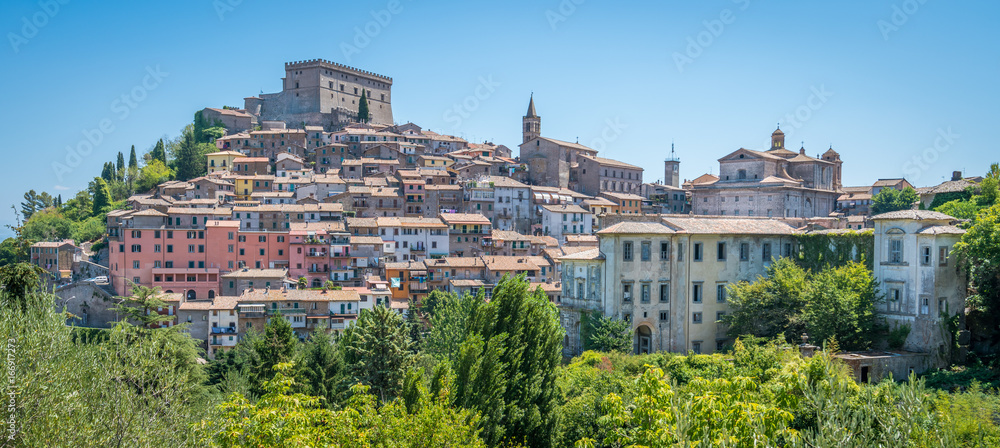 Scenic sight in Soriano nel Cimino, province of Viterbo, Lazio, central Italy.
