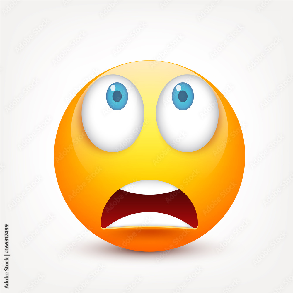Smiley with blue eyes,emoticon set. Yellow face with emotions. Facial expression. 3d realistic emoji. Sad,happy,angry faces.Funny cartoon character.Mood.Vector illustration. Smiley with blue eyes,emoticon set. Yellow face with emotions. Facial expression. 3d realistic emoji. Sad,happy,angry faces.Funny cartoon character.Mood.Vector illustration.