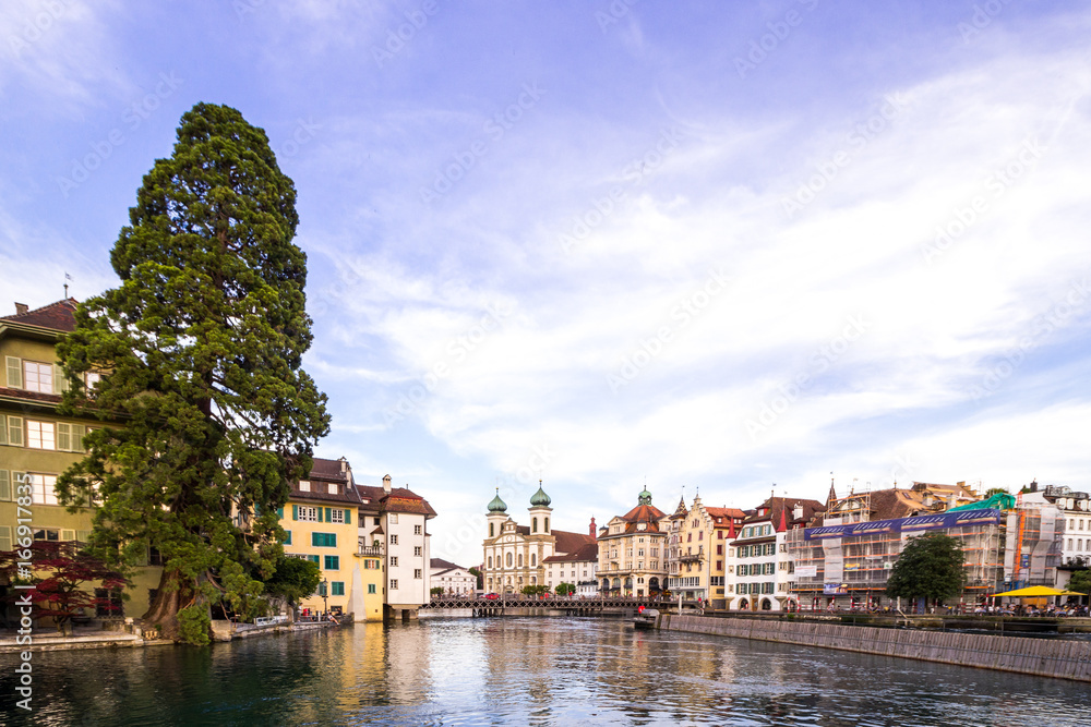 Lucerne city in Switzerland
