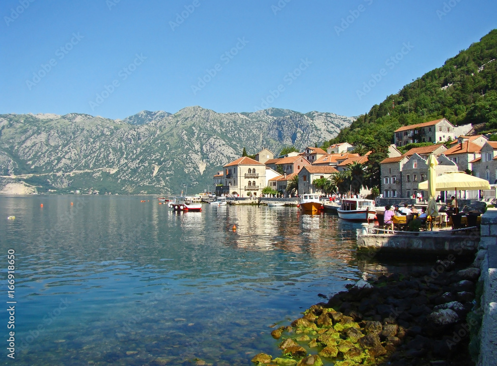 Views of Perast, Montenegro