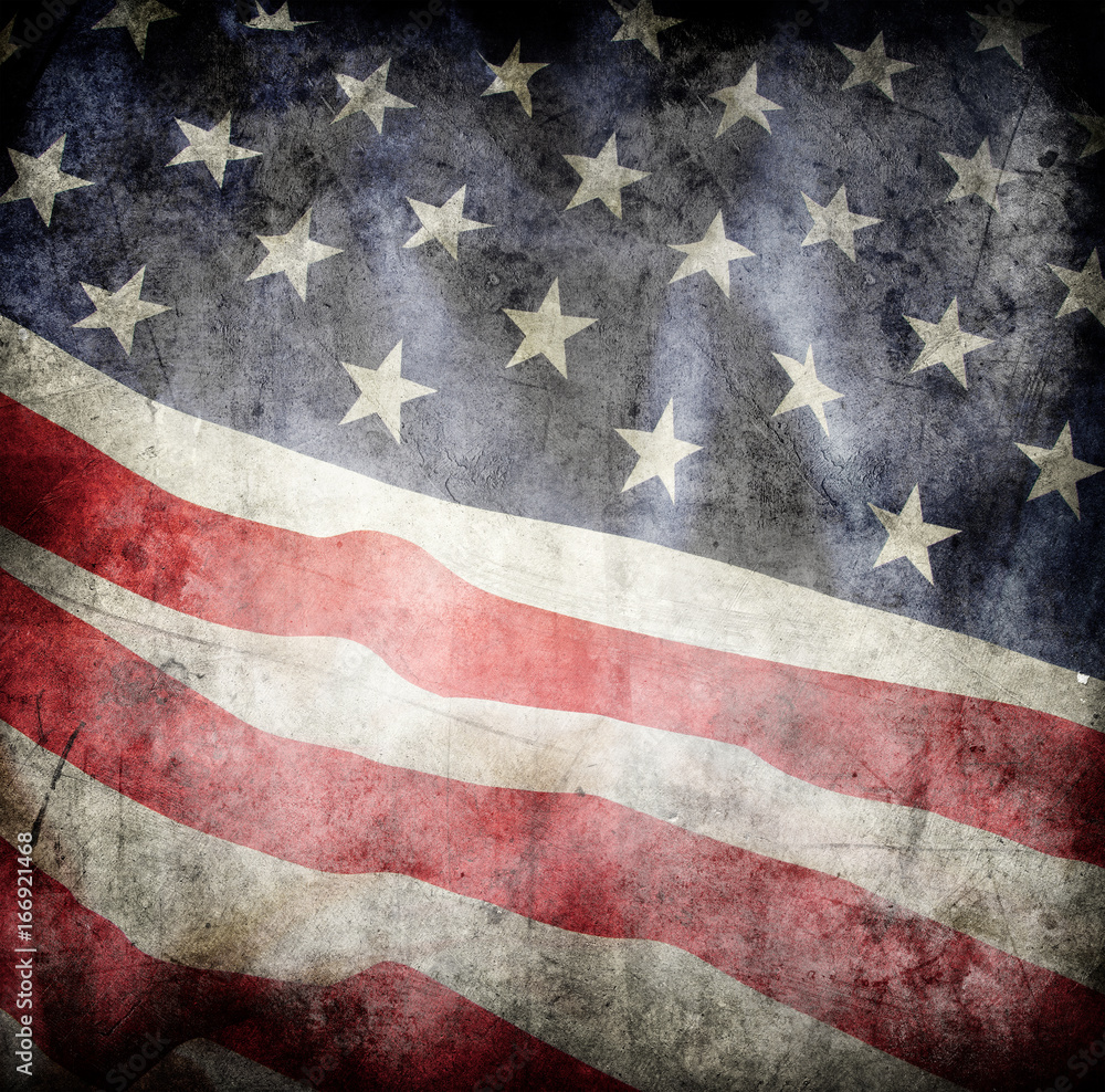 Naklejka premium American flag