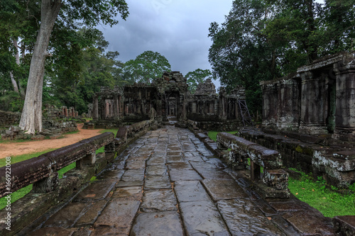 Photos Banteay Kdei Tempel, Angkor Kambodscha, nach dem Regen