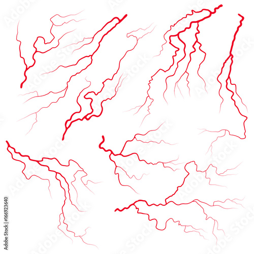 vein blood set vector symbol icon design. Beautiful illustration isolated on white background