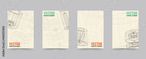 Brochure technology cover templat