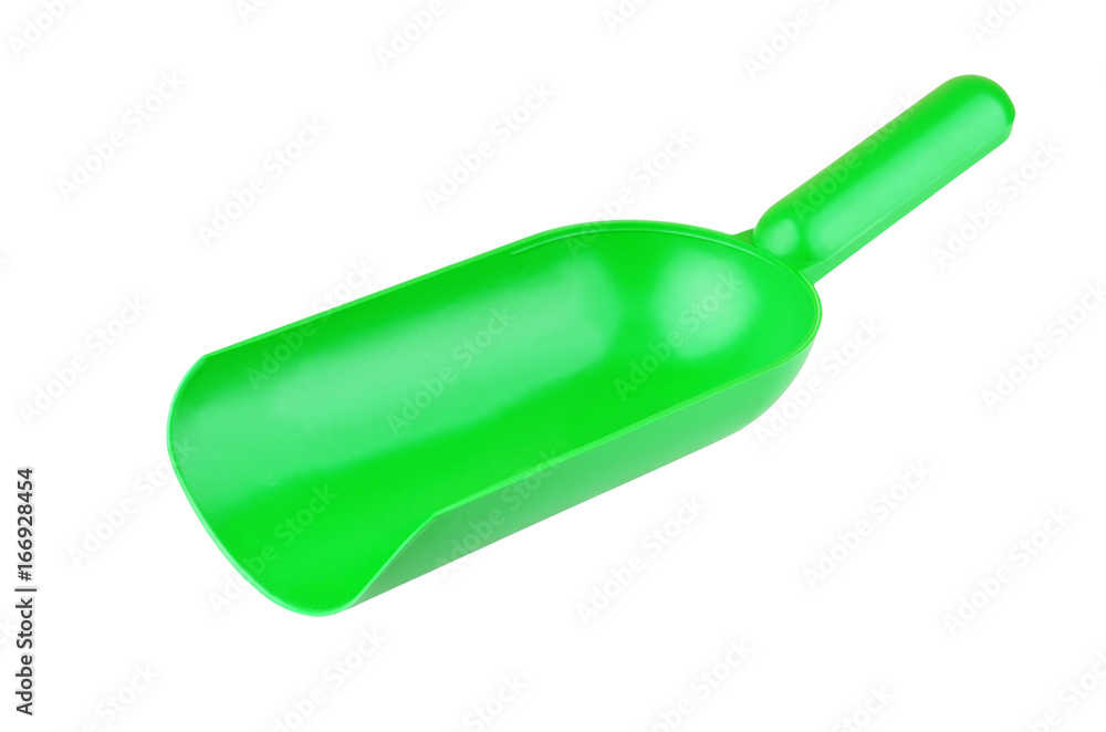 Green garden scoop