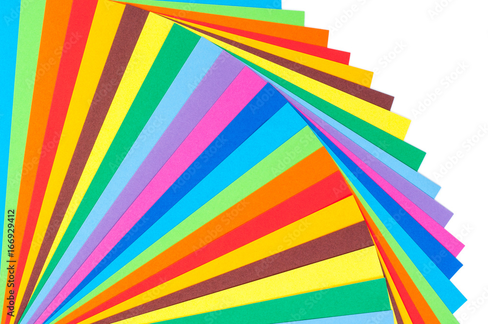 Fototapeta premium Colored paper for designer works