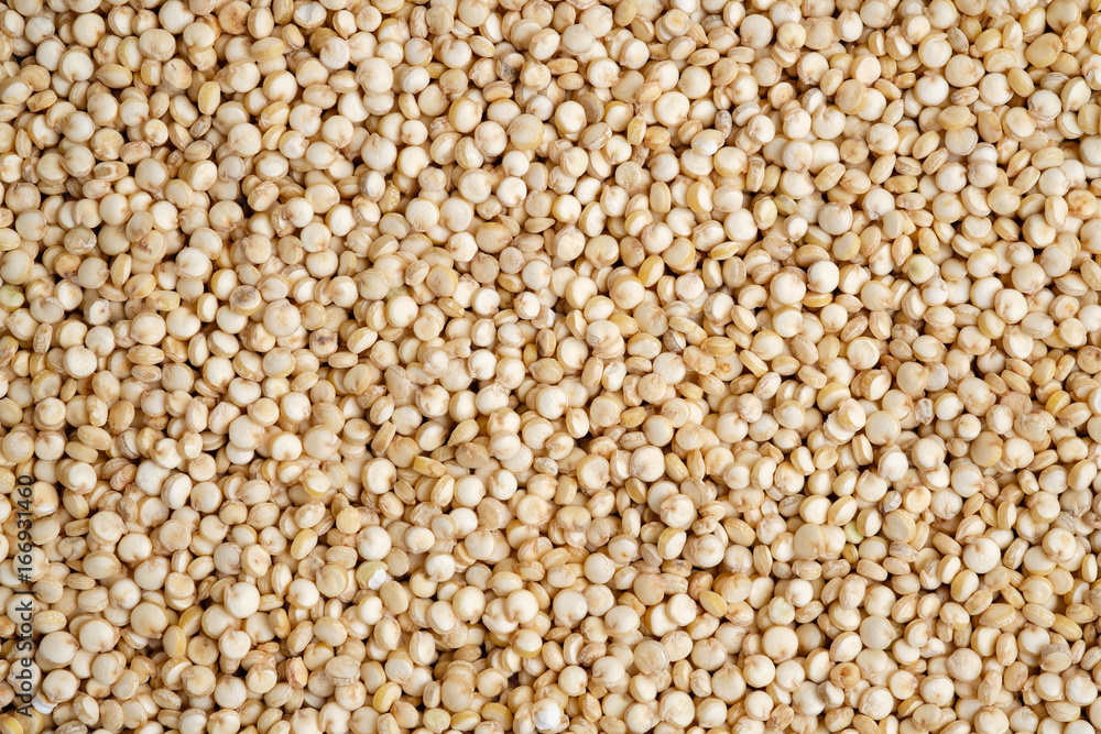 Organic Quinoa seeds background texture from top view Organic Quinoa seeds background texture from top view